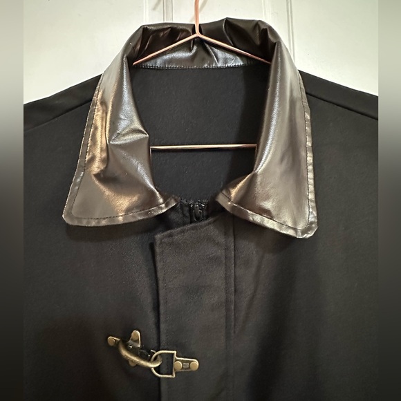 {NYC ABRACADABRA} Black Firefighter Suit Adult Costume size Large 👨‍🚒🚒 - Picture 7 of 16